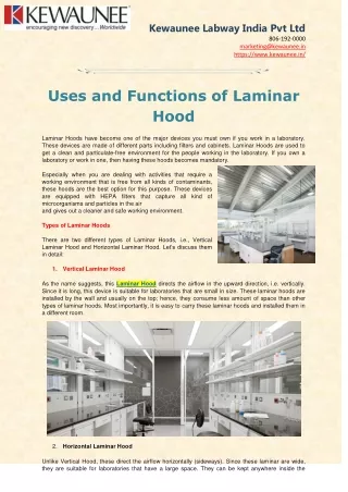 kewaunee labway india pvt ltd