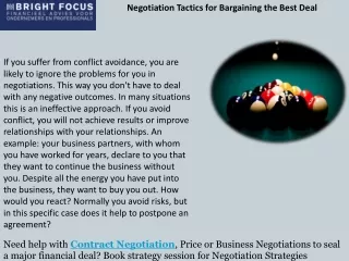 negotiation tactics for bargaining the best deal