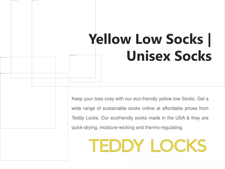 yellow low socks unisex socks
