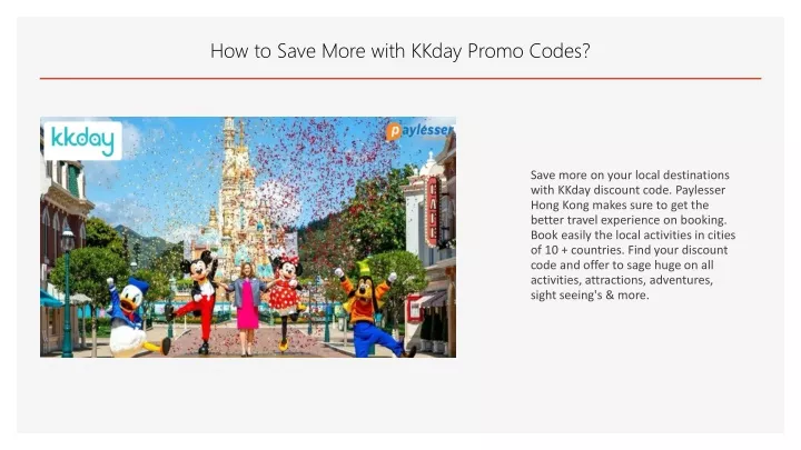 how to save more with kkday promo codes