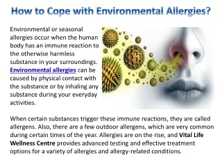 how to cope with environmental allergies
