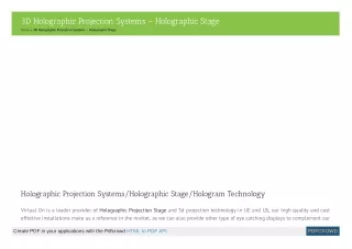 3d_holographic_projection