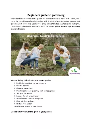 Top guide to gardening for home gardeners
