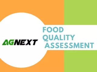 food quality assessment