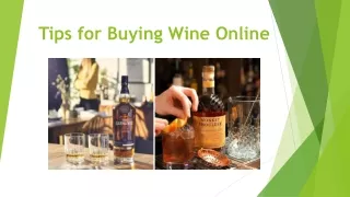 Tips for Buying Wine Online