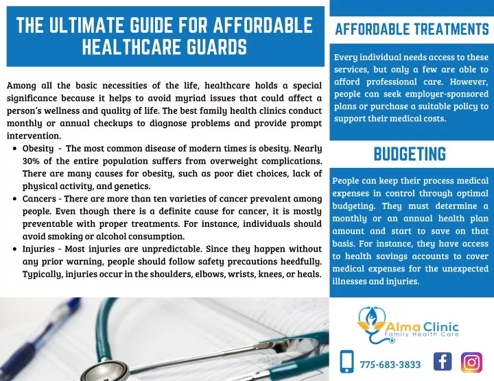 the ultimate guide for affordable healthcare