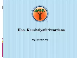 Hon. KaushalyaSiriwardana