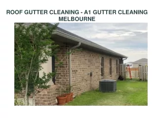 roof gutter cleaning a1 gutter cleaning melbourne