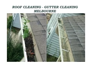 roof cleaning gutter cleaning melbourne