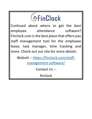 Employee Leave Management System | Finclock.com