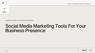 Top 7 Social Media Marketing Tools For Your Business Presence