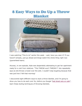 Throw blankets for sale