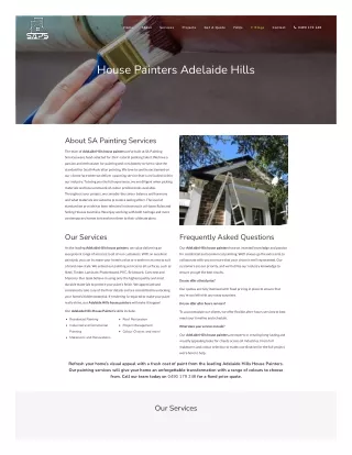 House Painters Adelaide Hills