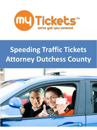 speeding traffic tickets attorney dutchess county