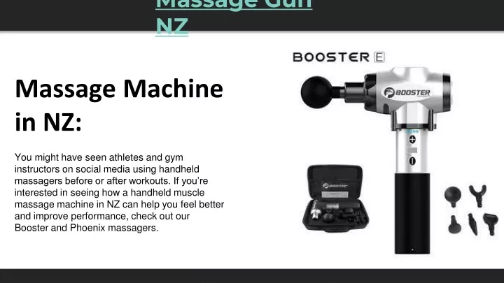 massage gun nz