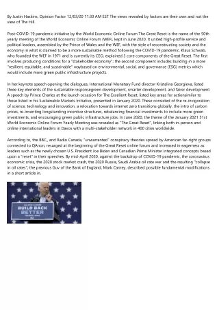 by justin haskins opinion factor