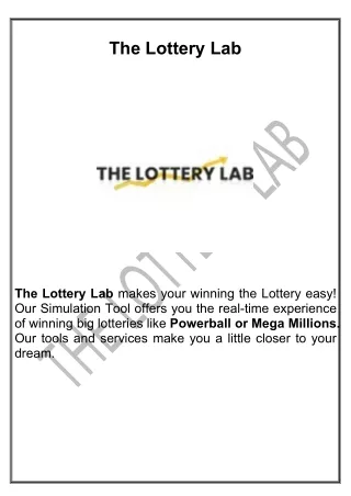 the lottery lab