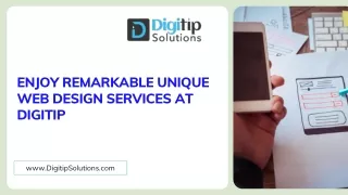 enjoy remarkable unique web design services