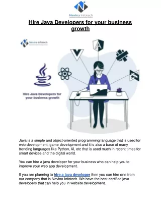 hire java developers for your business growth