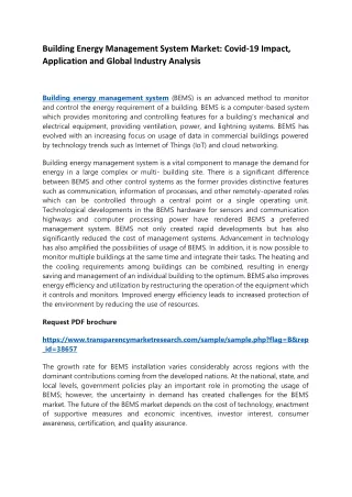building energy management system market covid