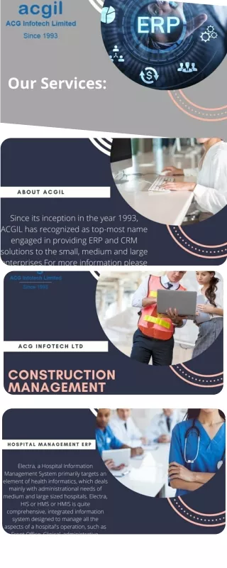 ACG Infortech- Best ERP Services provider in India