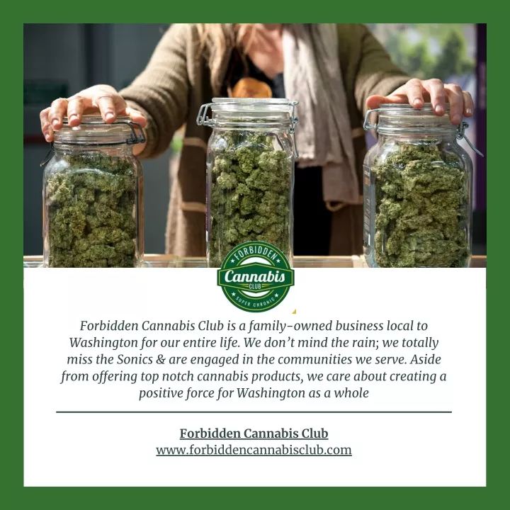 forbidden cannabis club is a family owned