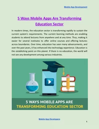 mobile app development