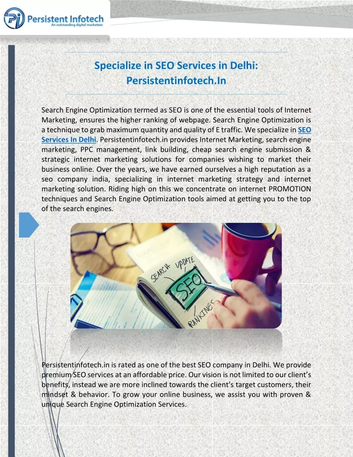 specialize in seo services in delhi
