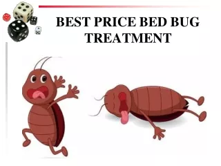 Bed bug treatment cost to the level of infection