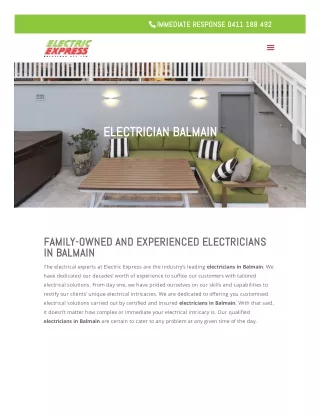 Electrician Balmain