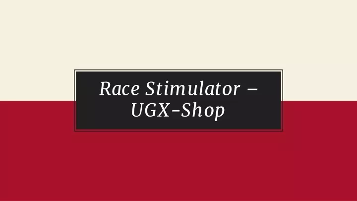 race stimulator ugx shop