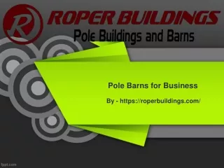 Pole Barns for Business