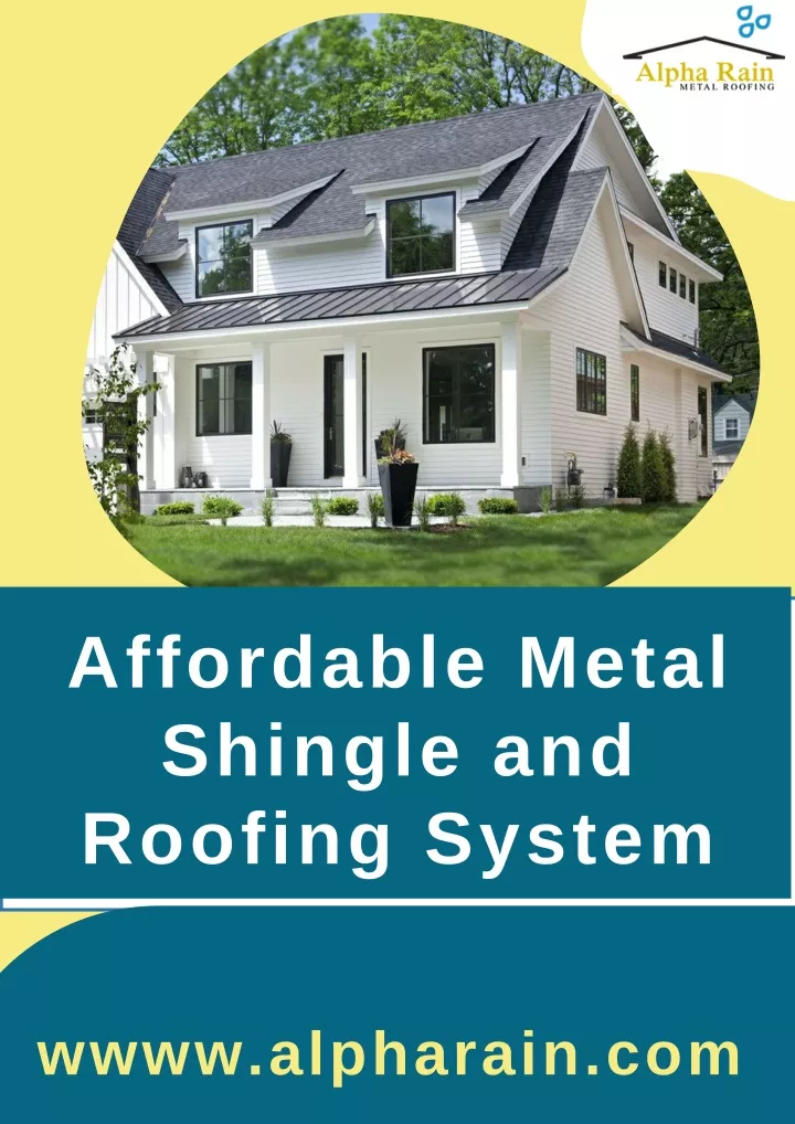 affordable metal shingle and roofing system