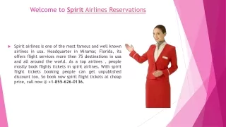 Dial 855-626-0136-Spirit Airlines Flights