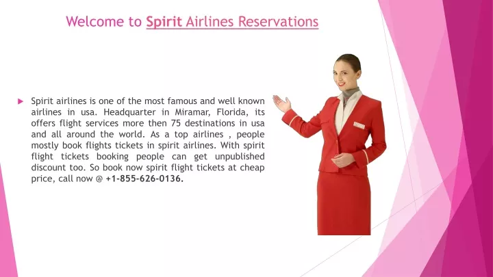 welcome to spirit airlines reservations