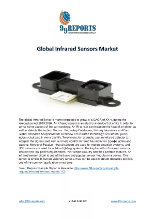 the global infrared sensors market expected