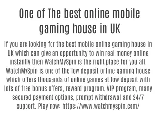 Best Gaming House In UK