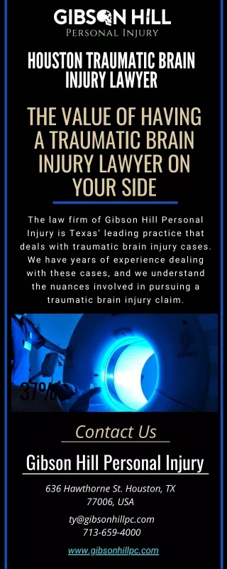 Traumatic Brain Injury Attorneys in Houston