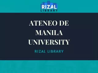 SWOT Analysis of Rizal Library