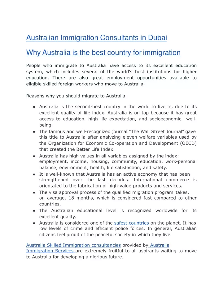 australian immigration consultants in dubai