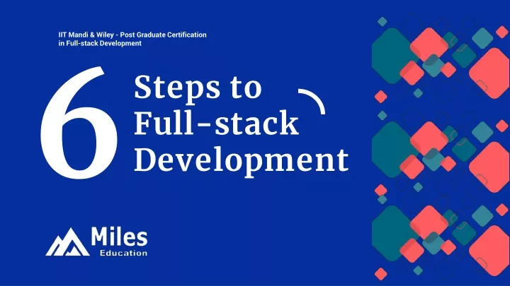 steps to full stack development