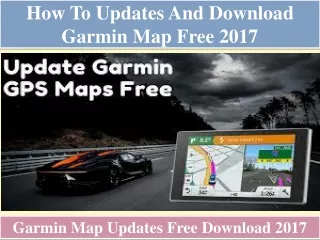 How To Updates And Download Garmin Map Free 2017