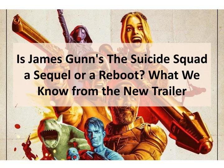 is james gunn s the suicide squad a sequel