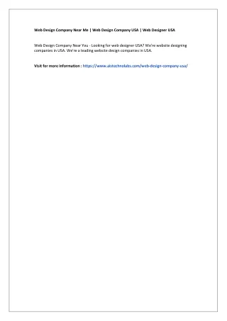 web design company near me web design company