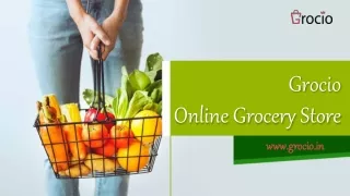 Buy Organic Fruits & Vegetables Online From Grocio.