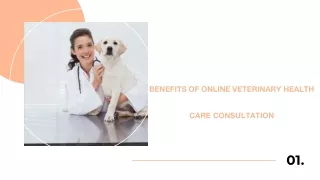 Benefits Of Online Veterinary  Health Care Consultation.