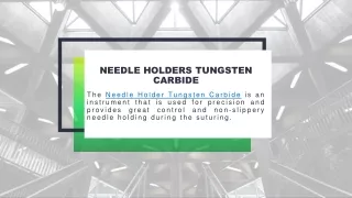 Needle Holders Tungsten Carbide