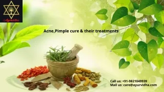 Best ayurvedic cream for acne | Ayurvidha