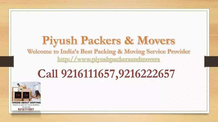 piyush packers movers welcome to india s best