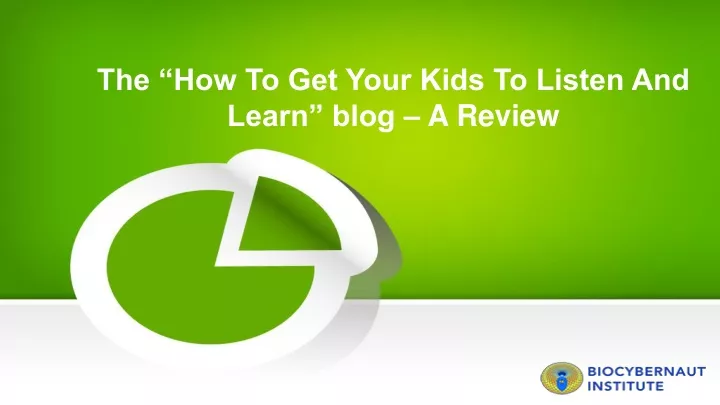 the how to get your kids to listen and learn blog a review